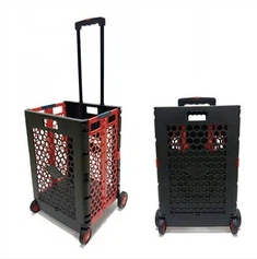 Carro utilitario plegable de plástico